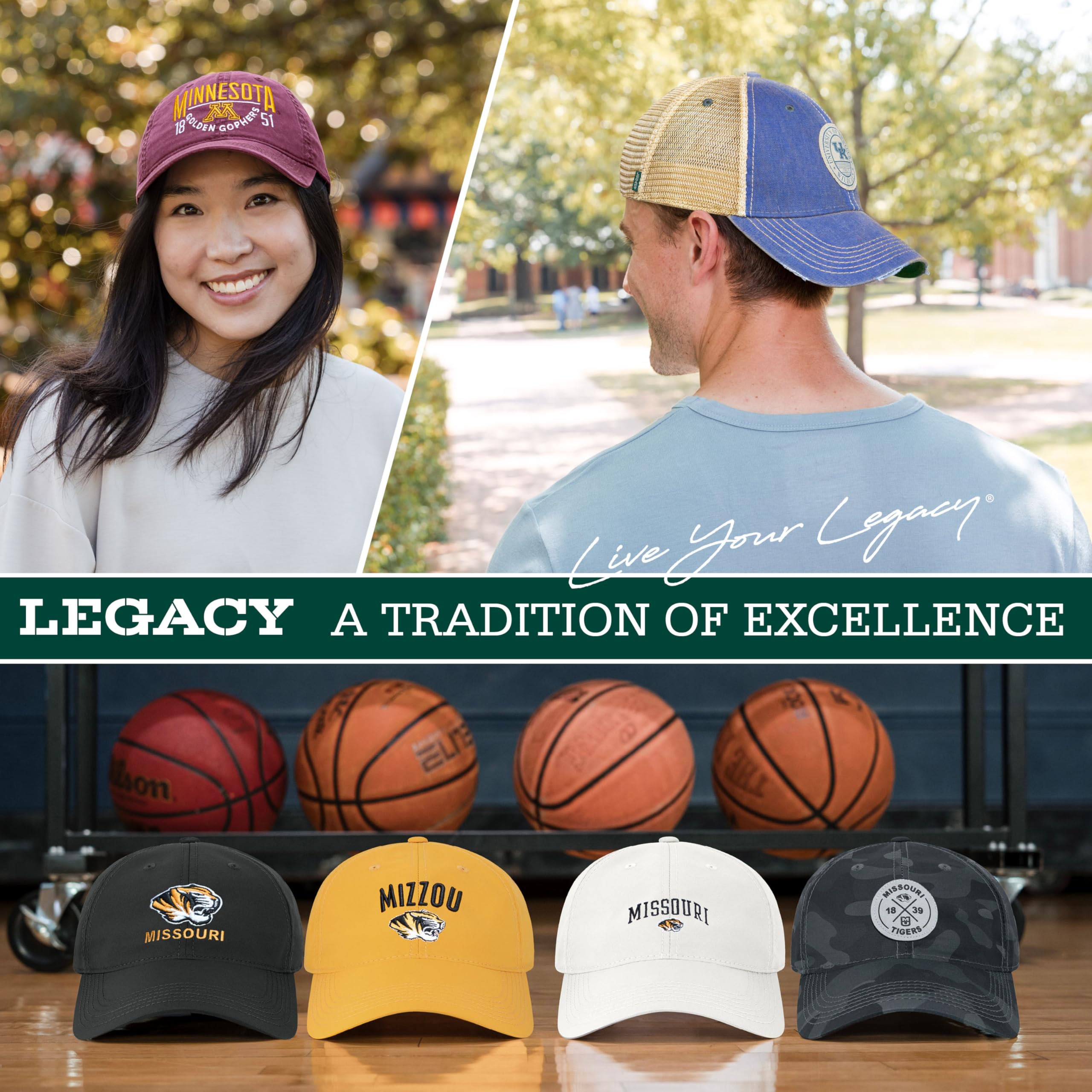 Legacy NCAA Officially Licensed Ribbed Knit Cuff Beanie, Unisex, One Size Fits Most - Image 3