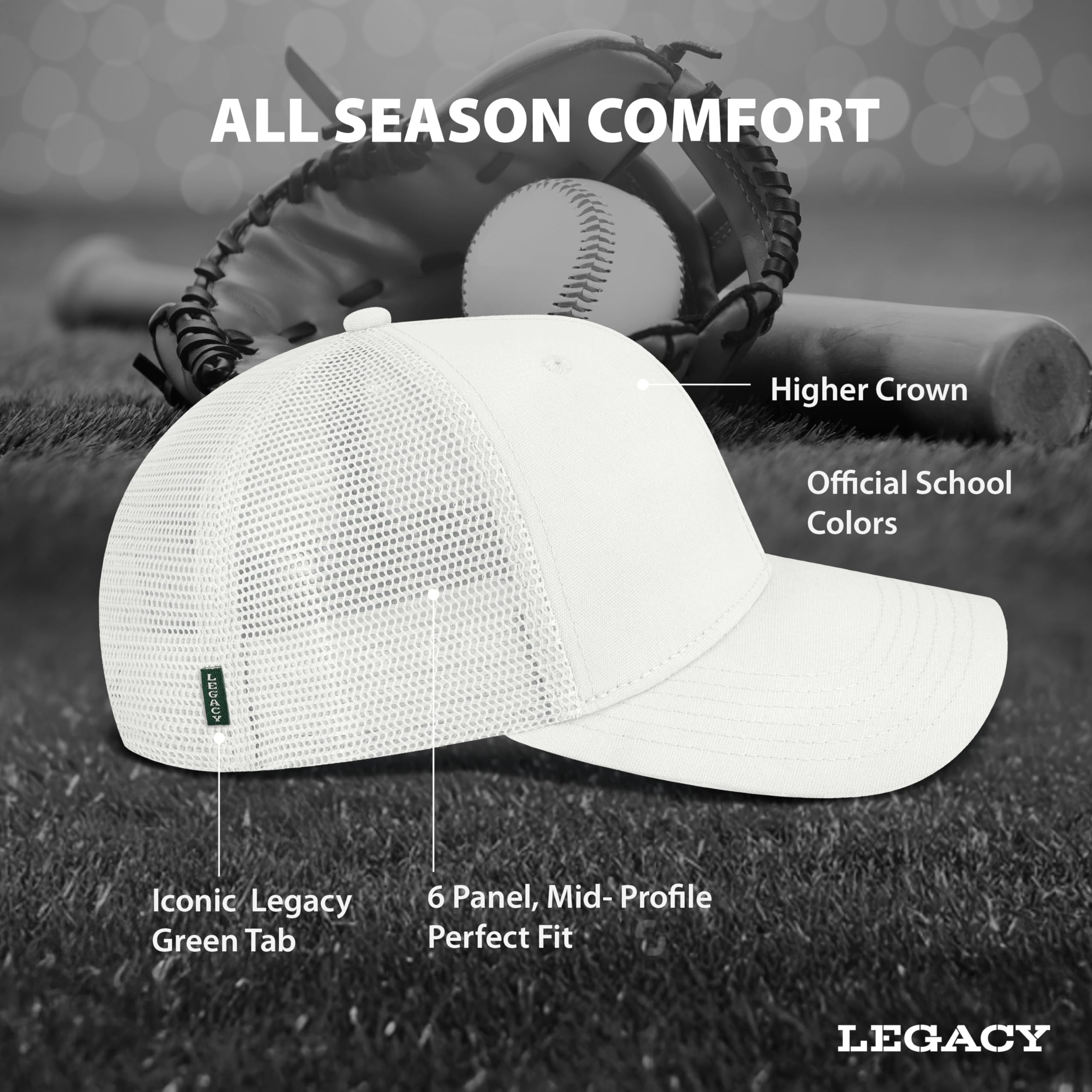 Legacy NCAA Unisex-Adult Mid-pro Snapback - Image 4