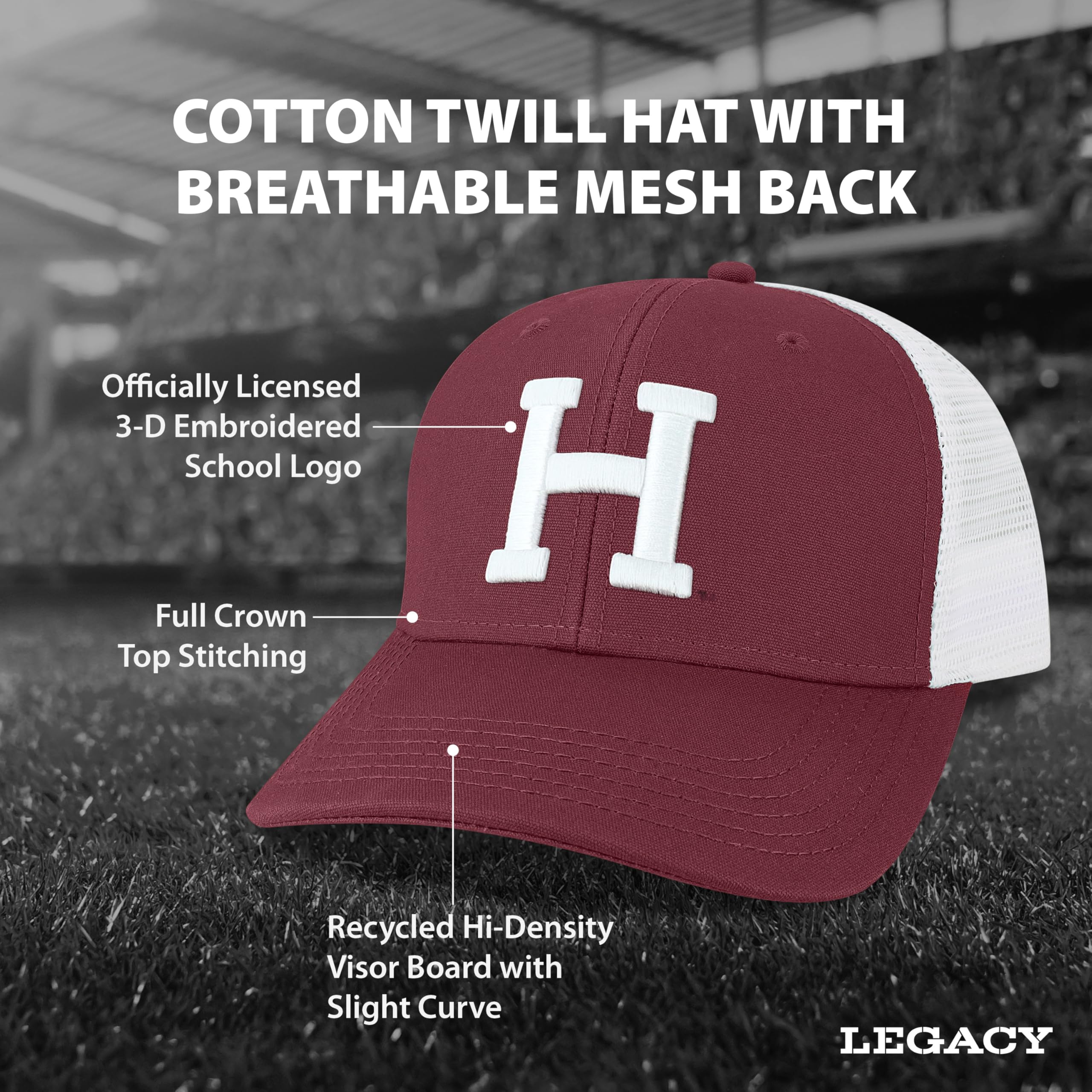 Legacy NCAA Unisex-Adult Mid-pro Snapback - Image 3