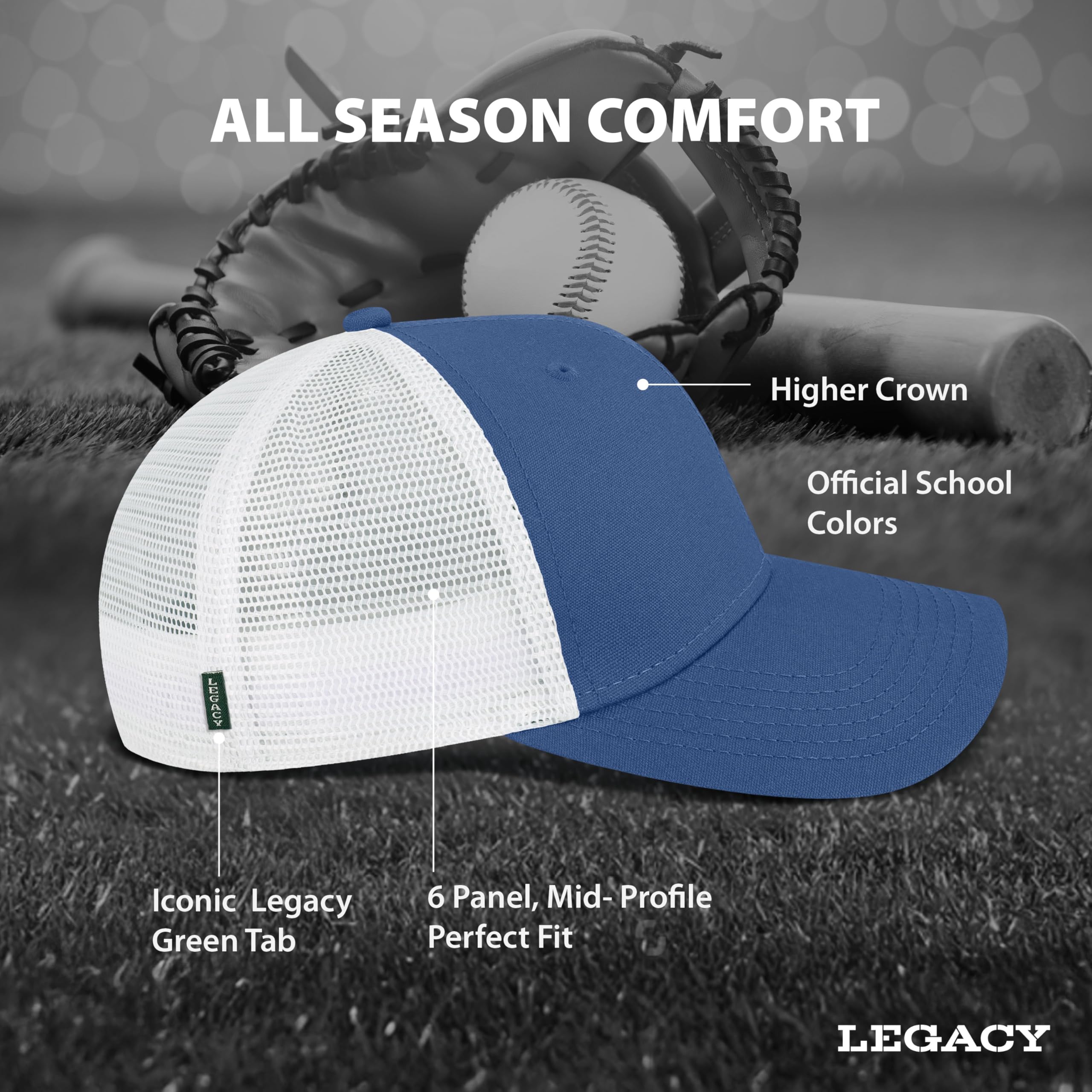 Legacy NCAA Unisex-Adult Mid-pro Snapback - Image 4