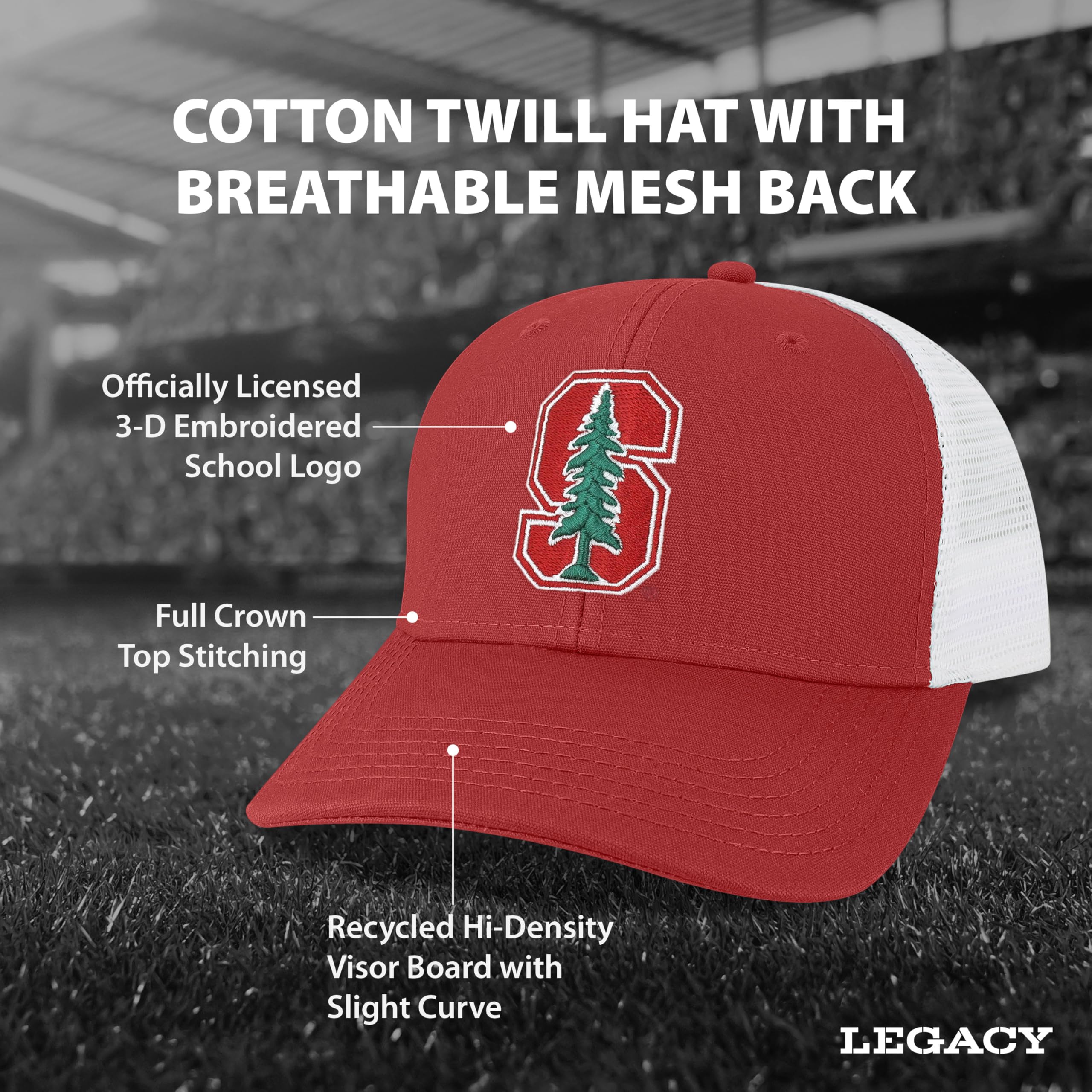 Legacy NCAA Unisex-Adult Mid-pro Snapback - Image 3