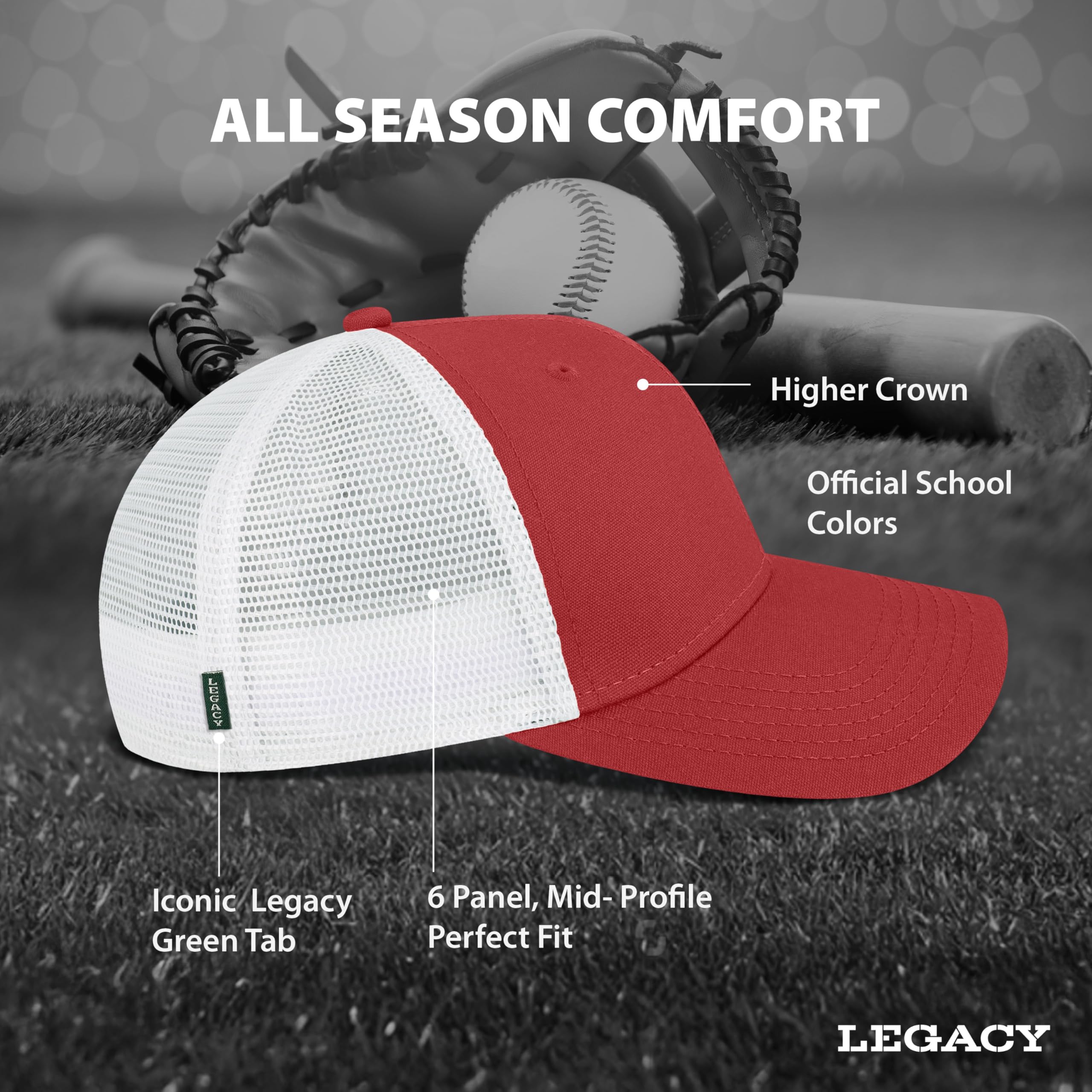 Legacy NCAA Unisex-Adult Mid-pro Snapback - Image 4