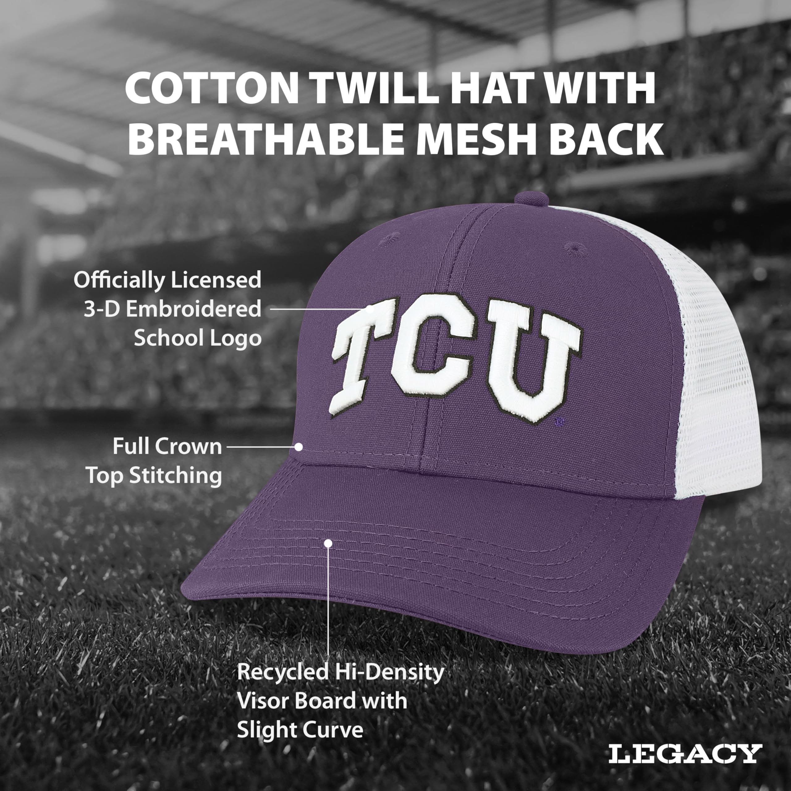 Legacy NCAA Unisex-Adult Mid-pro Snapback - Image 3